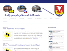 Tablet Screenshot of neustadt-jugend.de